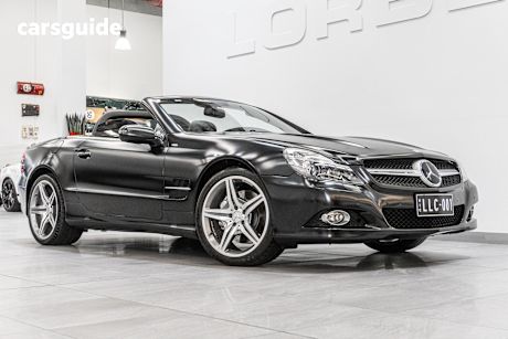 Black 2010 Mercedes-Benz SL350 Convertible Night Edition