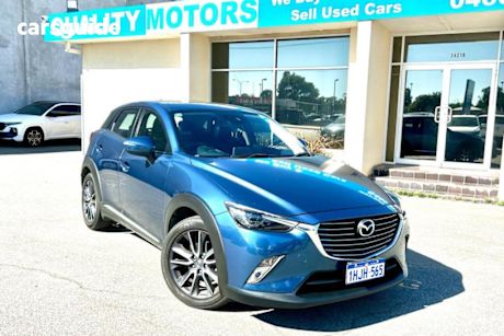 Blue 2017 Mazda CX-3 SUV AKARI 4X4