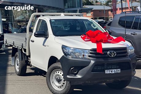 White 2023 Toyota Hilux Ute Tray WORKMATE HI-RIDER R