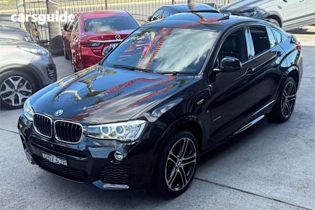 Black 2017 BMW X4 SUV XDRIVE20I 4X4
