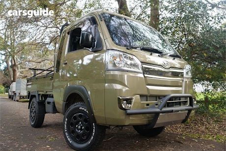 Green 2019 Daihatsu Hijet Ute Tray LIFT KIT DUAL RANGE RAMBO EDITION RAMBO LIFT KIT EDITION