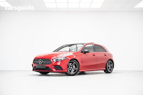 Red 2019 Mercedes-Benz A-CLASS Hatch A250 F