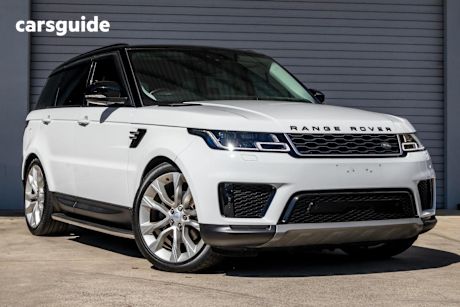 White 2019 Land Rover Range Rover Sport SUV SDV6 225KW SE 4X4