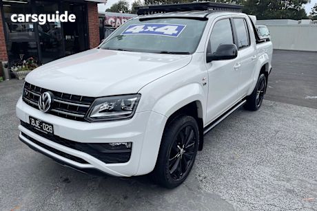 White 2020 Volkswagen Amarok Dual Cab Utility Tdi550 Highline Black 4Motion