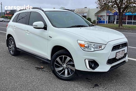 White 2014 Mitsubishi ASX SUV LS F