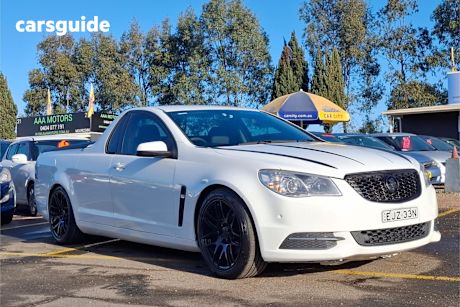 White 2017 Holden UTE Utility