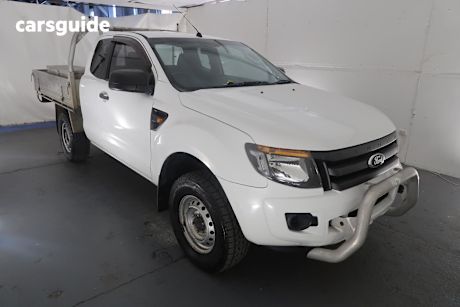 White 2015 Ford Ranger Ute Tray XL 4X4