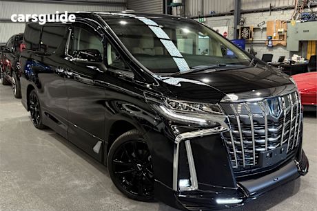 Black 2022 Toyota Alphard SUV EXECUTIVE LOUNGE