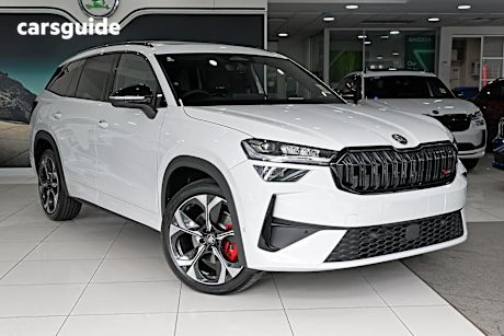 White 2025 Skoda Kodiaq SUV 140TSI SPORTLINE 4X4