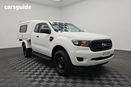 White 2021 Ford Ranger Ute Tray XL 4X4