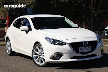 White 2015 Mazda Mazda3 Hatch SP25 GT F