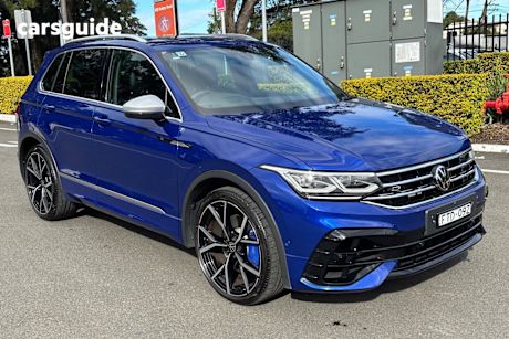 Blue 2021 Volkswagen Tiguan SUV R 4WD