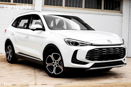 White 2025 MG ZS SUV EXCITE HYBRID+ F