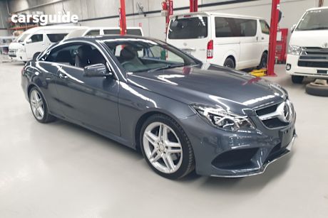 Grey 2014 Mercedes-Benz E350 Coupe