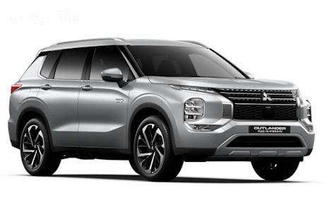 Silver 2024 Mitsubishi Outlander SUV PHEV ASPIRE 4X4
