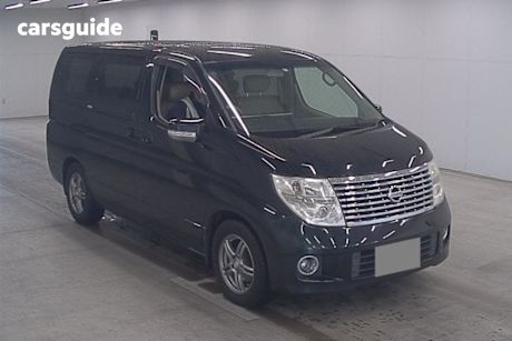 Black 2006 Nissan Elgrand OtherCar 8 SEATER 4WD LUXURY PEOPLE MOVER