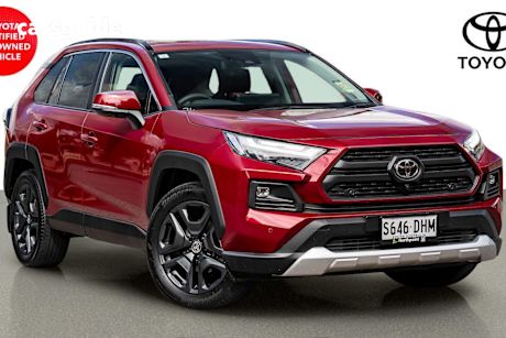 Red 2024 Toyota RAV4 SUV EDGE 4X4