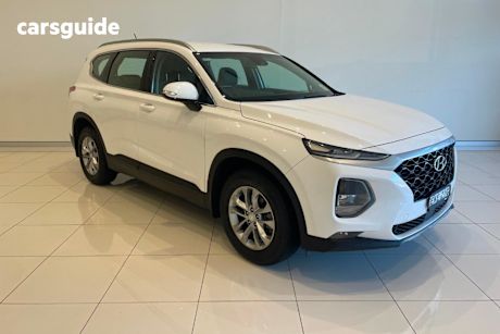 White 2020 Hyundai Santa FE SUV ACTIVE 4X4