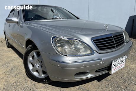 Silver 2001 Mercedes-Benz S430 Sedan L