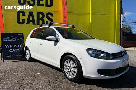 White 2012 Volkswagen Golf Hatch 90 TSI TRENDLINE 1K MY12