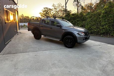 Grey 2017 Mitsubishi Triton Dual Cab Utility Glx Plus (4X4)