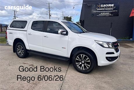 White 2019 Holden Colorado Ute Tray LTZ 4X4