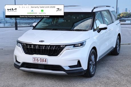 White 2021 Kia Carnival Wagon S