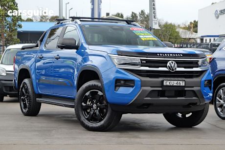 Blue 2023 Volkswagen Amarok Ute Tray TDI600 PANAMERICANA 4X4