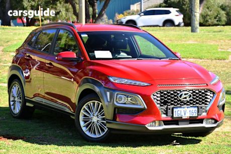 Red 2017 Hyundai Kona Wagon Elite