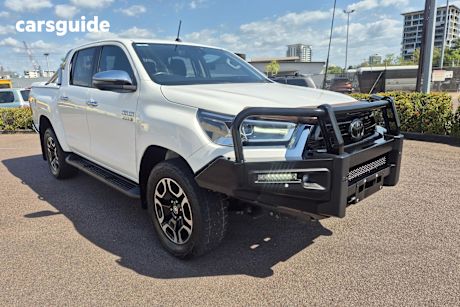 White 2021 Toyota Hilux Double Cab Pick Up Sr5 (4X4)