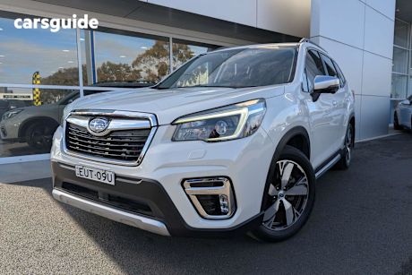 White 2020 Subaru Forester SUV 2.5I-S 4WD