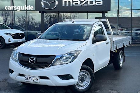 White 2017 Mazda BT-50 Ute Tray XT R