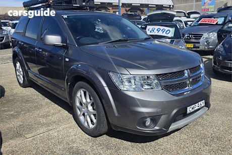 Grey 2013 Dodge Journey SUV R/T
