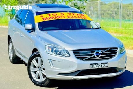 Silver 2015 Volvo XC60 Wagon T5 Luxury
