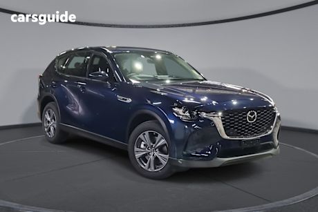 Blue 2025 Mazda CX-60 SUV G40E PURE 4X4