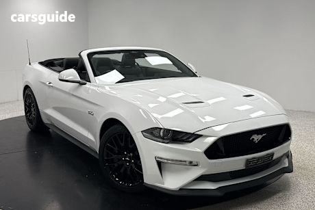 White 2022 Ford Mustang Convertible GT R