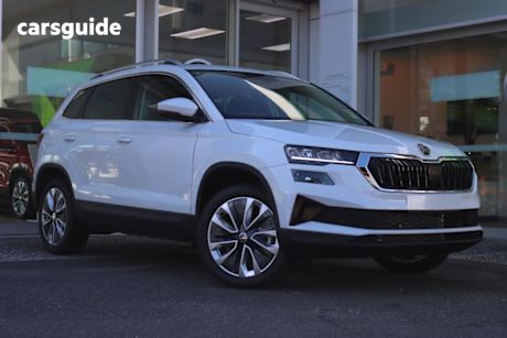 White 2023 Skoda Karoq Wagon Style 110Tsi