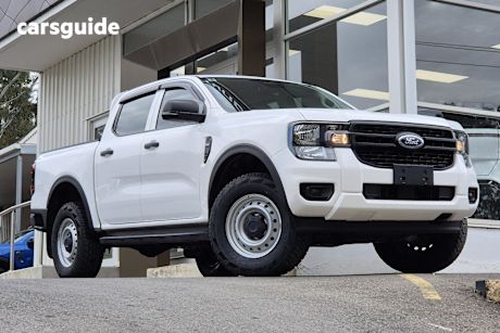 White 2022 Ford Ranger Ute Tray XL 4X4