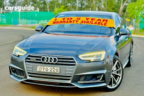 Grey 2018 Audi A4 Sedan 2.0 Tfsi Quattro S Tronic S Ln
