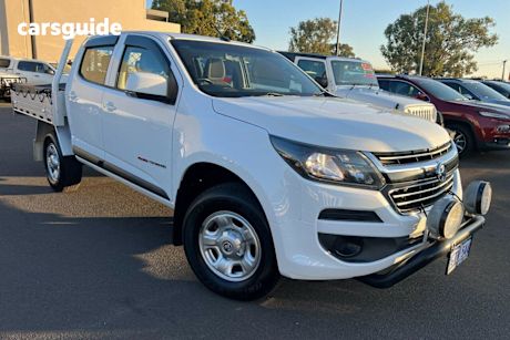White 2019 Holden Colorado Crew Cab Chassis Ls (4X4) (5Yr)