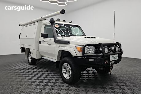 White 2022 Toyota Landcruiser Ute Tray GXL 4X4