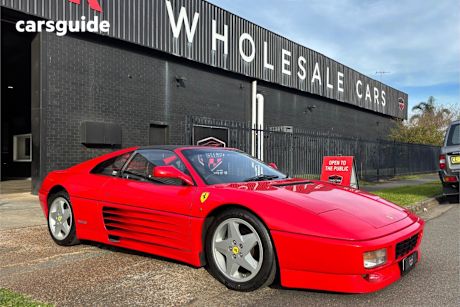 Red 1991 Ferrari 348 Sedan TS R