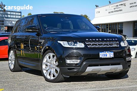 Black 2016 Land Rover Range Rover Sport SUV SDV6 HSE 4X4