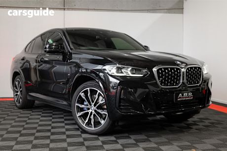 Black 2021 BMW X4 SUV XDRIVE30I M SPORT 4X4
