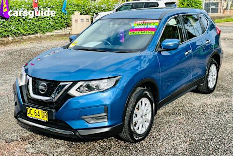 Blue 2018 Nissan X-Trail SUV ST F