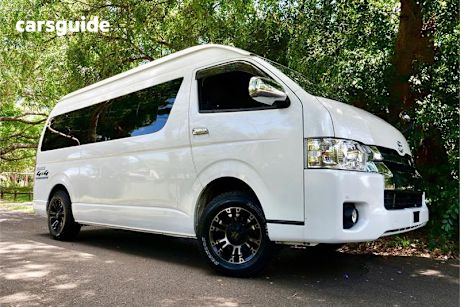 White 2018 Toyota HiAce Commercial GRAND CABIN 4WD