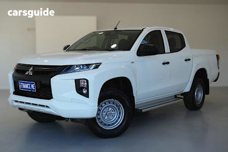 White 2019 Mitsubishi Triton Ute Tray GLX ADAS R