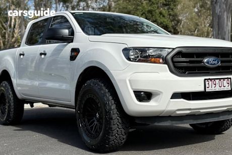 White 2019 Ford Ranger Double Cab Chassis Xl 3.2 (4X4)