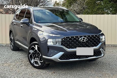 Blue 2022 Hyundai Santa FE SUV ELITE 4X4