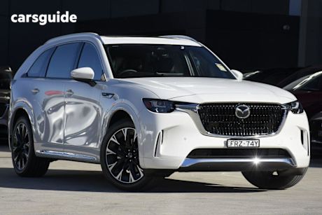 White 2025 Mazda CX-90 SUV D50E AZAMI 4X4